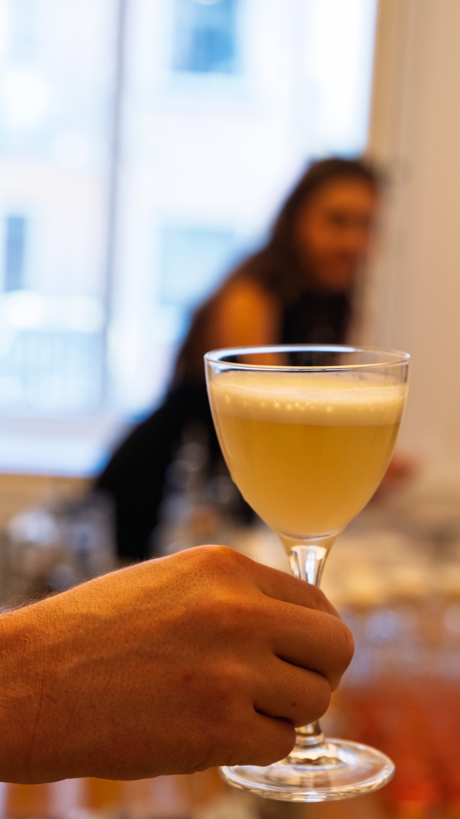 A pisco sour