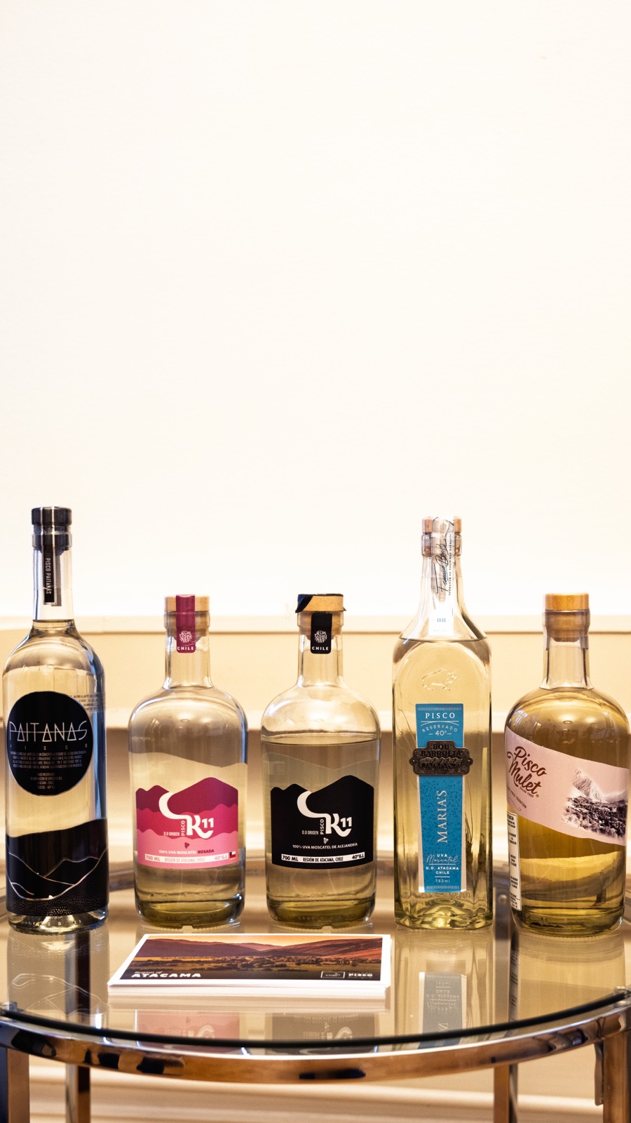 The five Chilean piscos